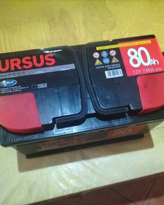 Batteria auto nuovissima senza manutenzione 80AH
