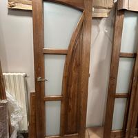 Porte in frassino con vetro temperato
