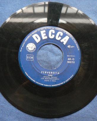 45 giri vinile perversità - el professor