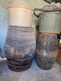 Botti in legno usate