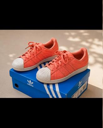 Adidas superstar corallo/salmone originali (39⅓)