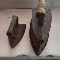 coppia ferri da stiro antichi