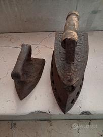 coppia ferri da stiro antichi