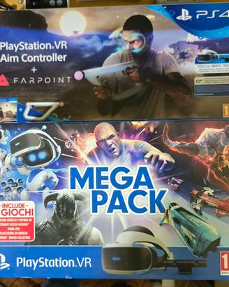 playstation vr ps4 + Farpoint + Aim Controller ecc