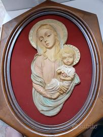 Capezzale con Madonna è bambino 