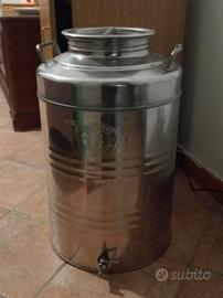 Fusto inox 50 L BELVIVERE