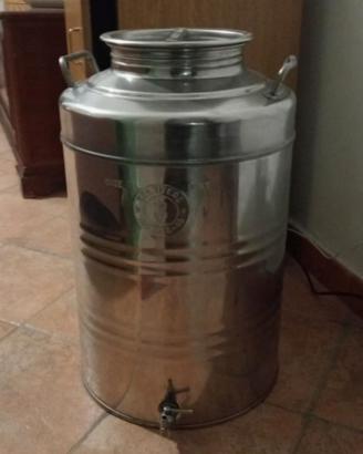 Fusto inox 50 L BELVIVERE