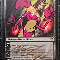 Liliana of the veil steve argyle altered MTG