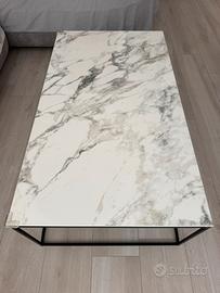 Tavolino Calligaris modello THIN effetto marmo