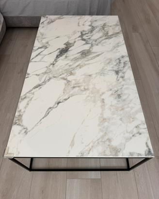 Tavolino Calligaris modello THIN effetto marmo