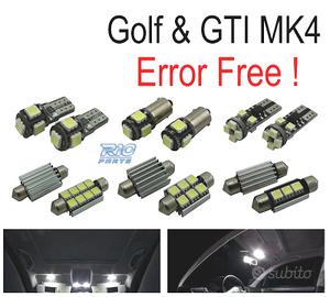 KIT 15 LAMPADE LED INTERNE PER VOLKSWAGEN VW GOLF 