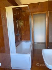 vasca bagno esterna bianca + box