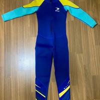 Tuta per immersione bimbo H 108 cm taglia M