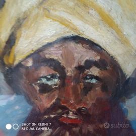 Quadro figura con turbante