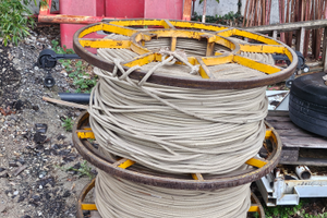 Ruote metalliche con Corda pilota