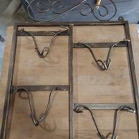 Portapiatti in ferro battuto