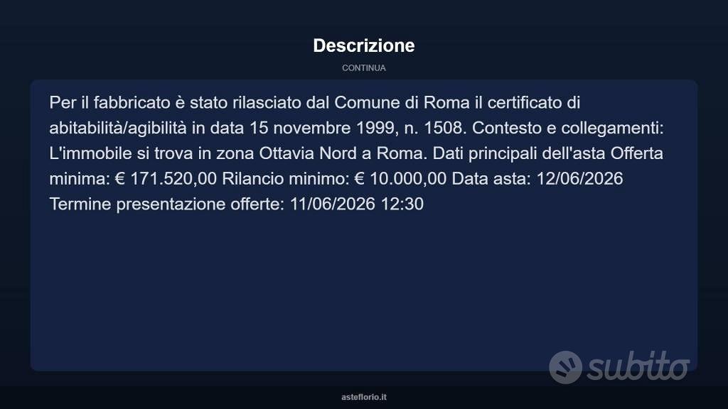 Appartamento – Roma, Ottavia - Vista 4