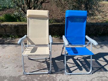 SEDIA MARE ALLUMINIO RELAX