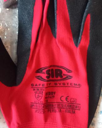 6 paia guanti da lavoro SirSafetySystemReddyMa1429