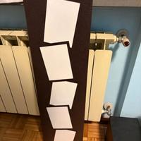 Portafoto 5 foto in metallo nero