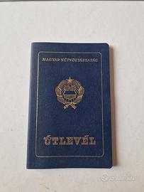 Passaporto ungherese vintage