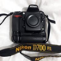 Nikon d700 full frame  + battery grip mb d10 600€