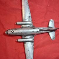 aereo in alluminio anni 60 bello