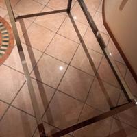 Tavolino in cristallo per salotto 