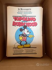 Topolino Il Messaggero 104 fascicoli completa