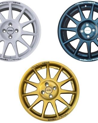 Set 4 cerchi Speedline Turini da 17" 4x100 per 12