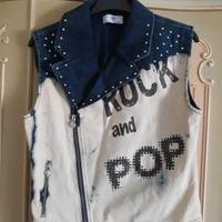 Young Versace denim gilet