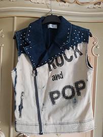 Young Versace denim gilet