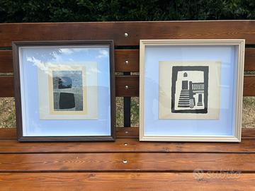 Coppia calcografie Lojze Spacal