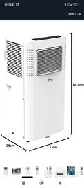 Climatizzatore portatile Beko 