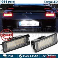 2 Luci Targa a LED Porsche 911 Carrera GT3 GT2 997