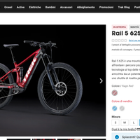 Montain Bike Elettrica -  TREK RAIL 5 625W Gen 23