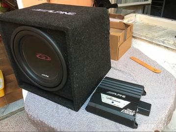 Alpine kit Subwoofer + amplificatore