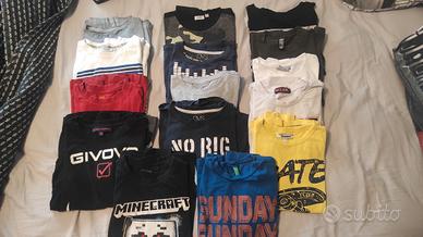 18 maglie in cotone a manica lunga 