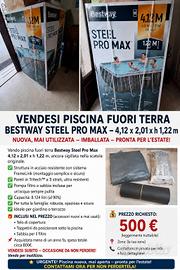 🏊♂️ PISCINA FUORI TERRA BESTWAY STEEL PRO MAX 🏊