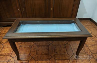 Tavolino da Salotto Apribile in Legno Massiccio