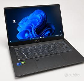 MSI Prestige 15 i7-1280P 16GB 1TB SSD GTX 1650