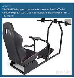 Supporto volante racing VEVOR– Postazione simguida