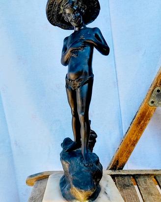 Statua antica da collezione firmata Varlese.