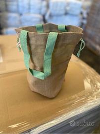 Borse in Juta o tessuto NUOVE