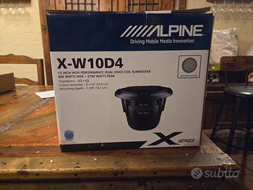 subwoofer Alpine X-W10D4
