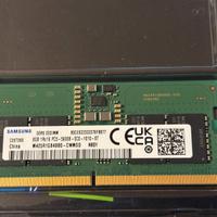 Samsung 8GB RAM DDR5 SoDimm 5600 MHz