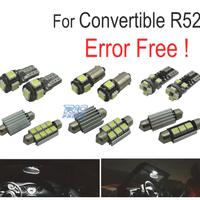 KIT 12 LAMPADE LED INTERNE PER MINI COOPER CABRIO 