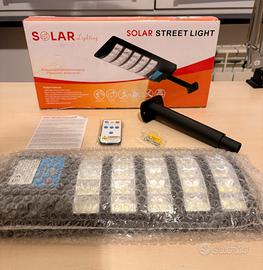 Luce con pannello solare per esterno