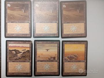 LOTTO TERRE Magic MTG Maschere di Mercadia