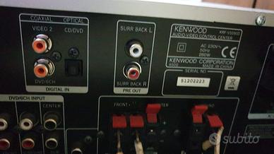 Kenwood KRF-V5090D +sub e 3  casse